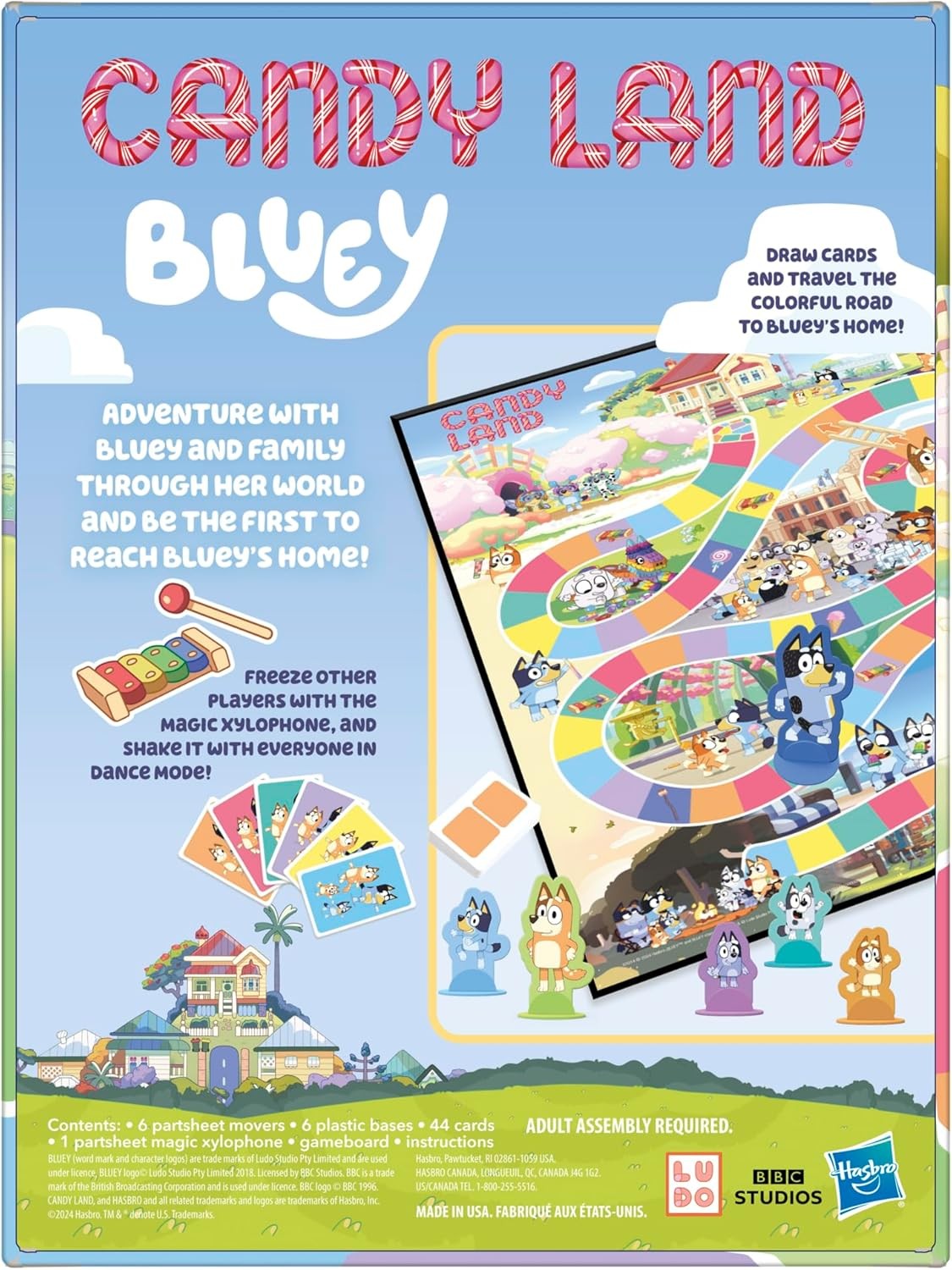 Hasbro Gaming Candy Land Bluey Edition Board Game | Ages 3 and Up | 2-6…