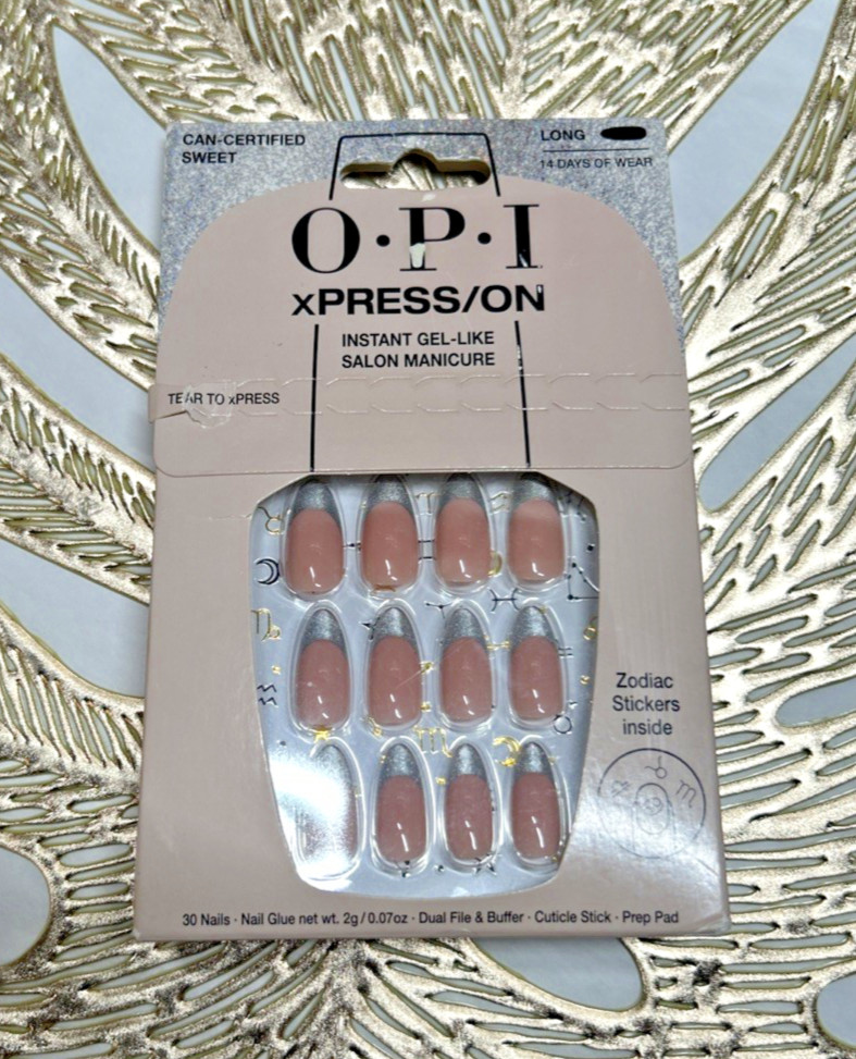 O*P*I xPRESS/ON Instant Gel-Like Salon Manicure Can-Certified Sweet