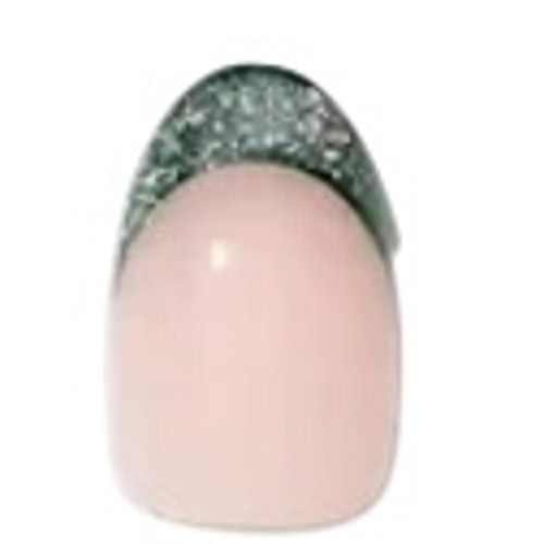 Glamnetic Press On Nails Short Oval Velvet Pine Holiday Green Tree Design