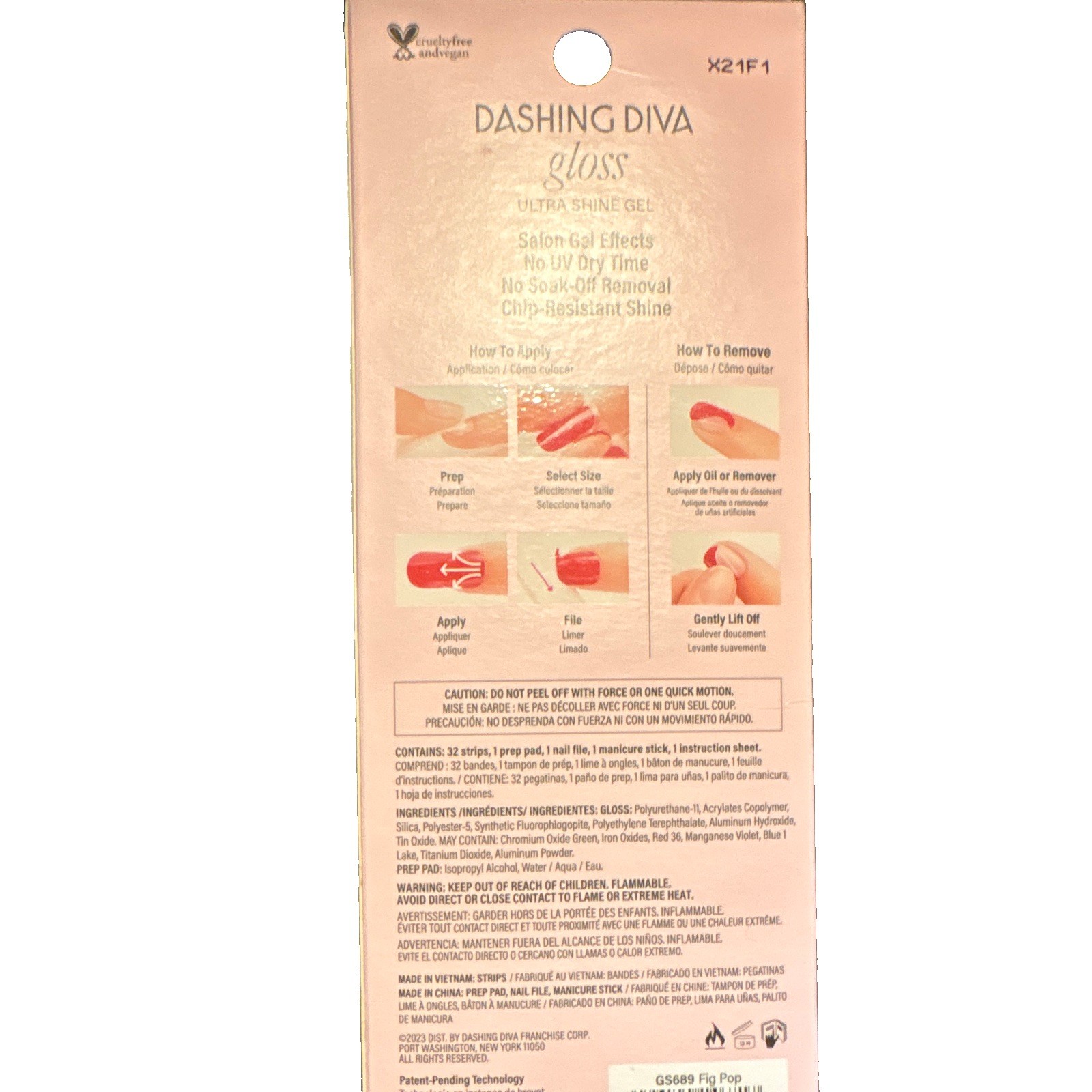 Dashing Diva Glaze LED Semi-Cured Gel Strips and Ohora Brand New in Box