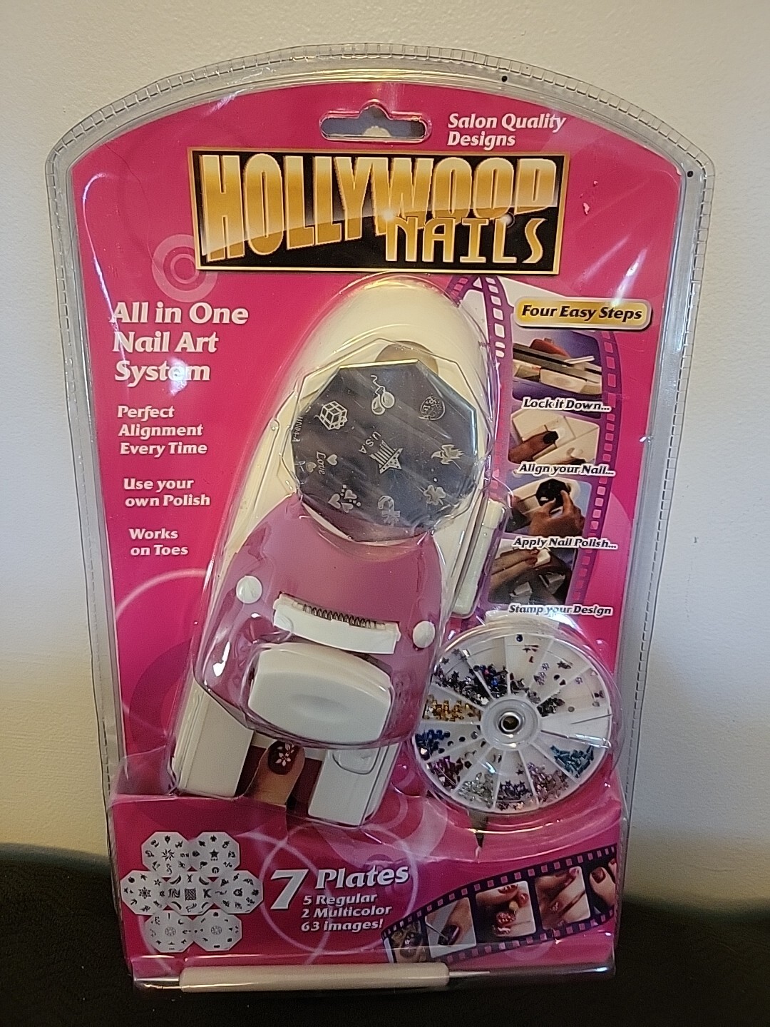 Brand New Inventel Hollywood Nails All In One Nail Art System Kit As Seen On TV