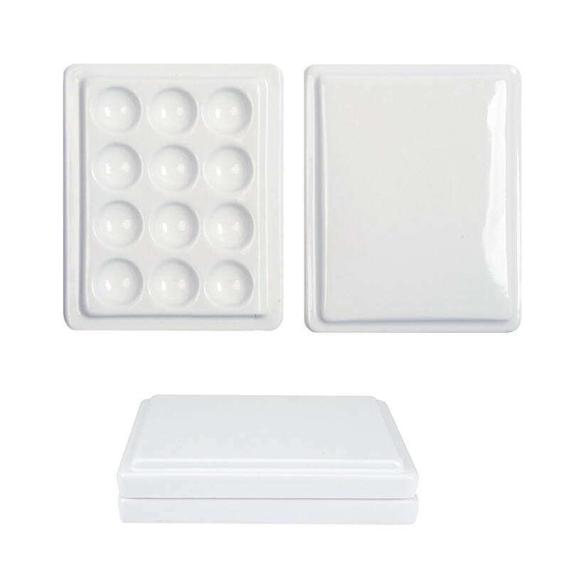 Nail Art Color Palette Dustproof Watercolor Paint Palette Manicure Accessories