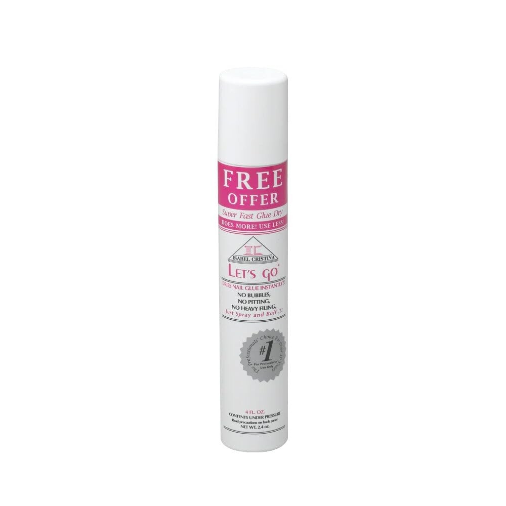 Isabel Cristina Let’s Go GLUE SPRAY ACTIVATOR Nail Glue Dryer