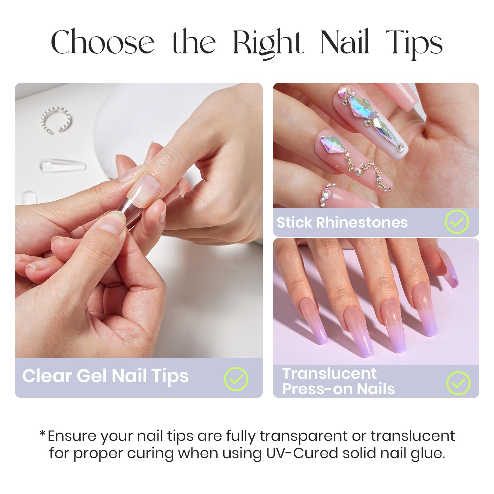 Tipex UV Gel Nail Glue – 30g Strong Hold Adhesive for Soft Gel & Acrylic Nail…