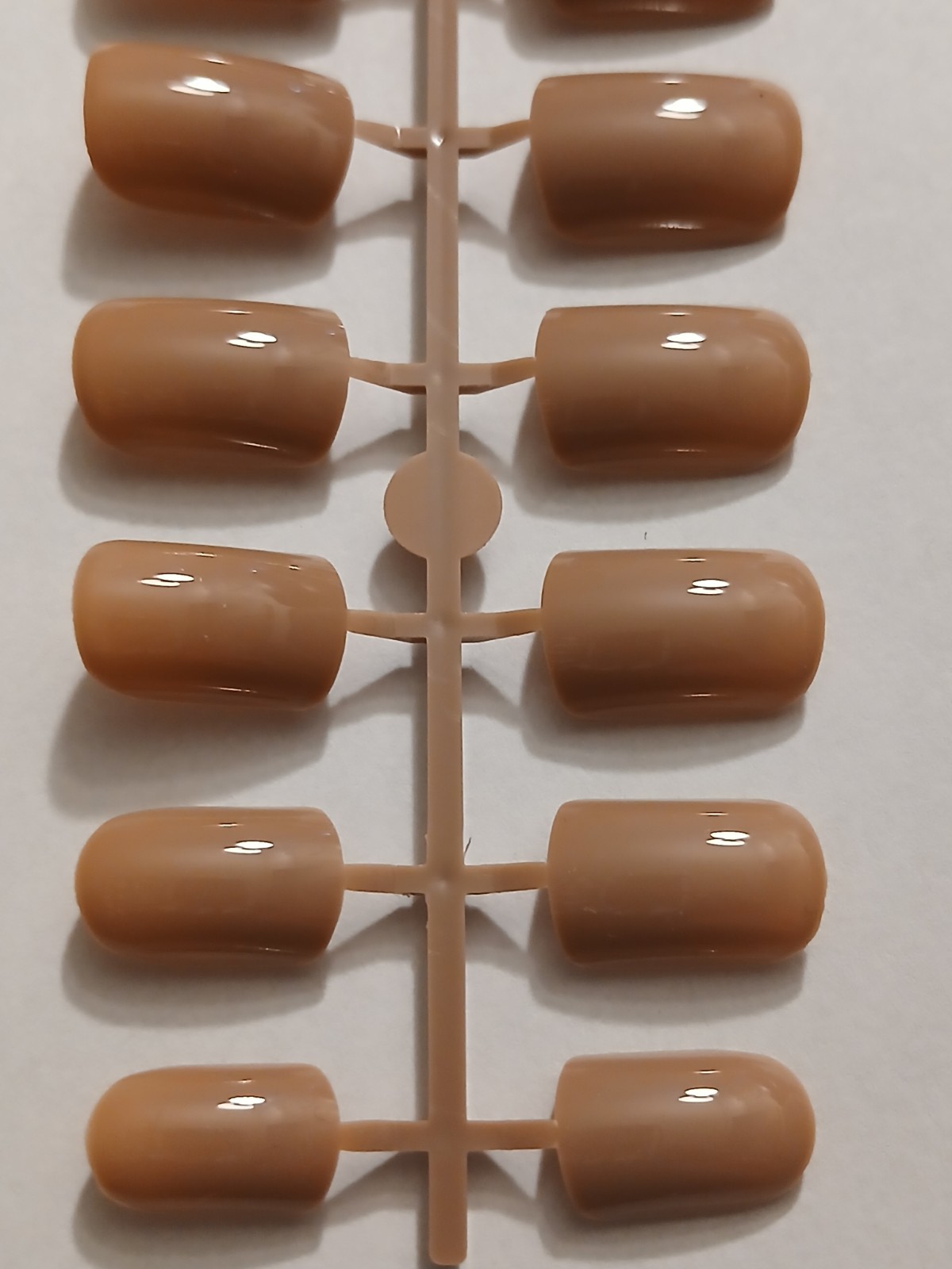 2 New Sets of 24 Press-On Nails Size Short Square Round Glossy