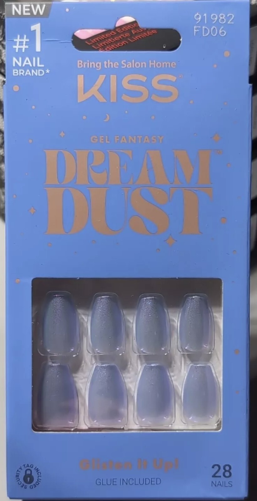 KISS Gel Fantasy Dream Dust, Glue On Nails ~ You Choose