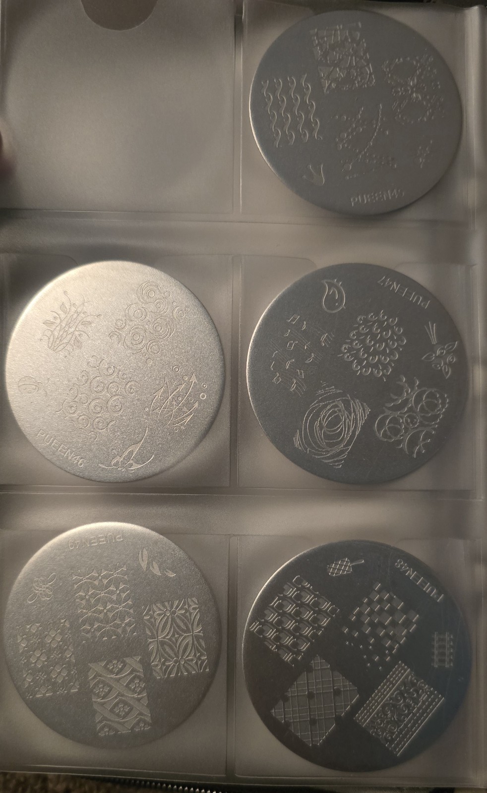 Bundle Monster Maniology B.M.C Nail Stamp Square Plates W/ Storage Binder Lot