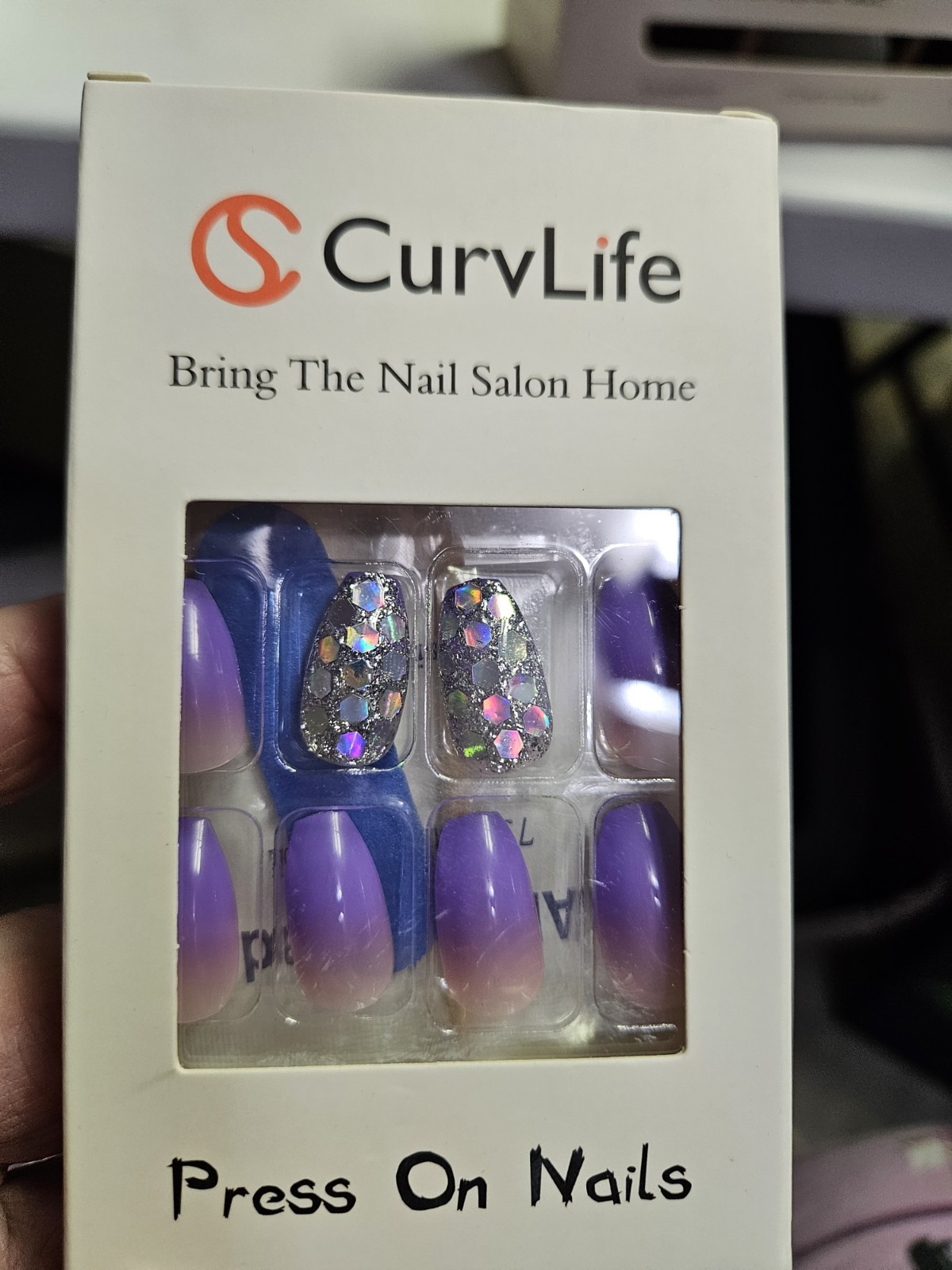 Curvlife Press on Nails Lot Of 6