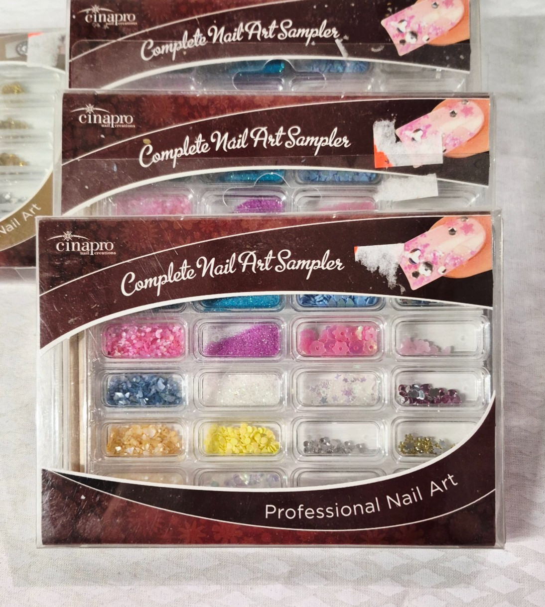 Cina Loose Gem Nail Art Decals Professional Nail Art Gems Sequined 10 PIECE LOT!