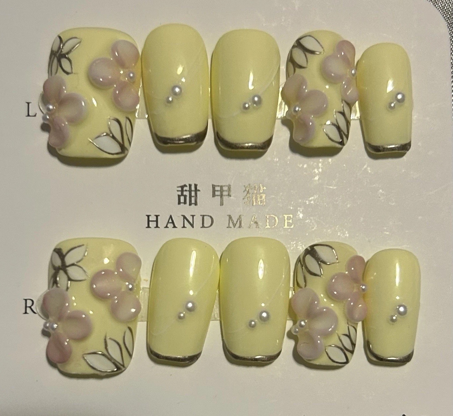Acrylic press on nails