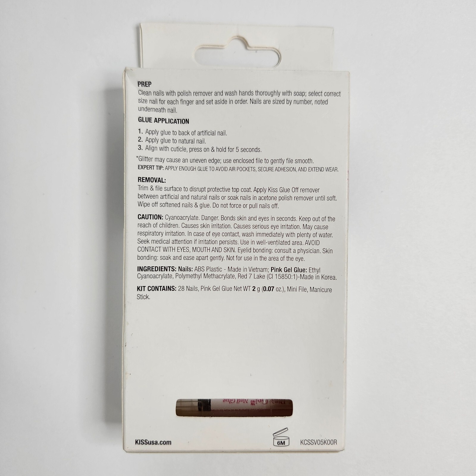 KISS Classy Nails Ready-To-Wear DIY Manicure, “Simple Enough”, 28 Ct. Short
