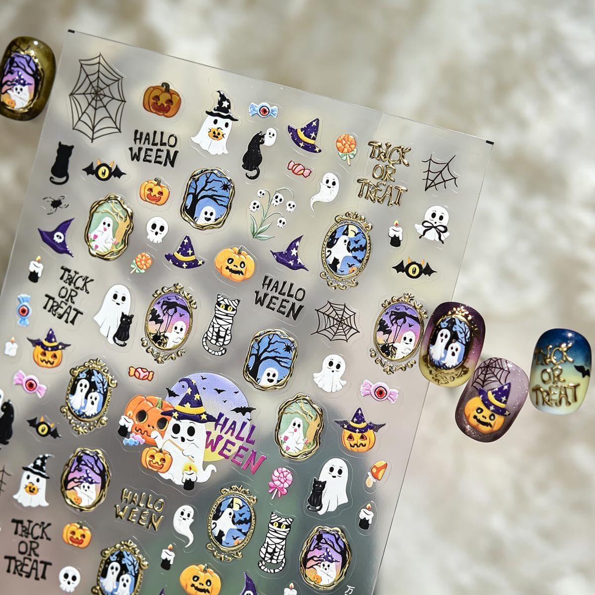 Fruit Nail Stickers for Nail Art Cute Y2K Self Adhesive Nail Decals Summer 3D Fr