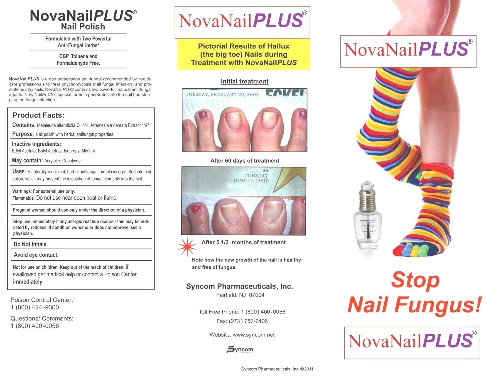 NovaNailPLUS – Treats/Removes Toe Nail Fungus Infections – Mfg: 5/16/2023