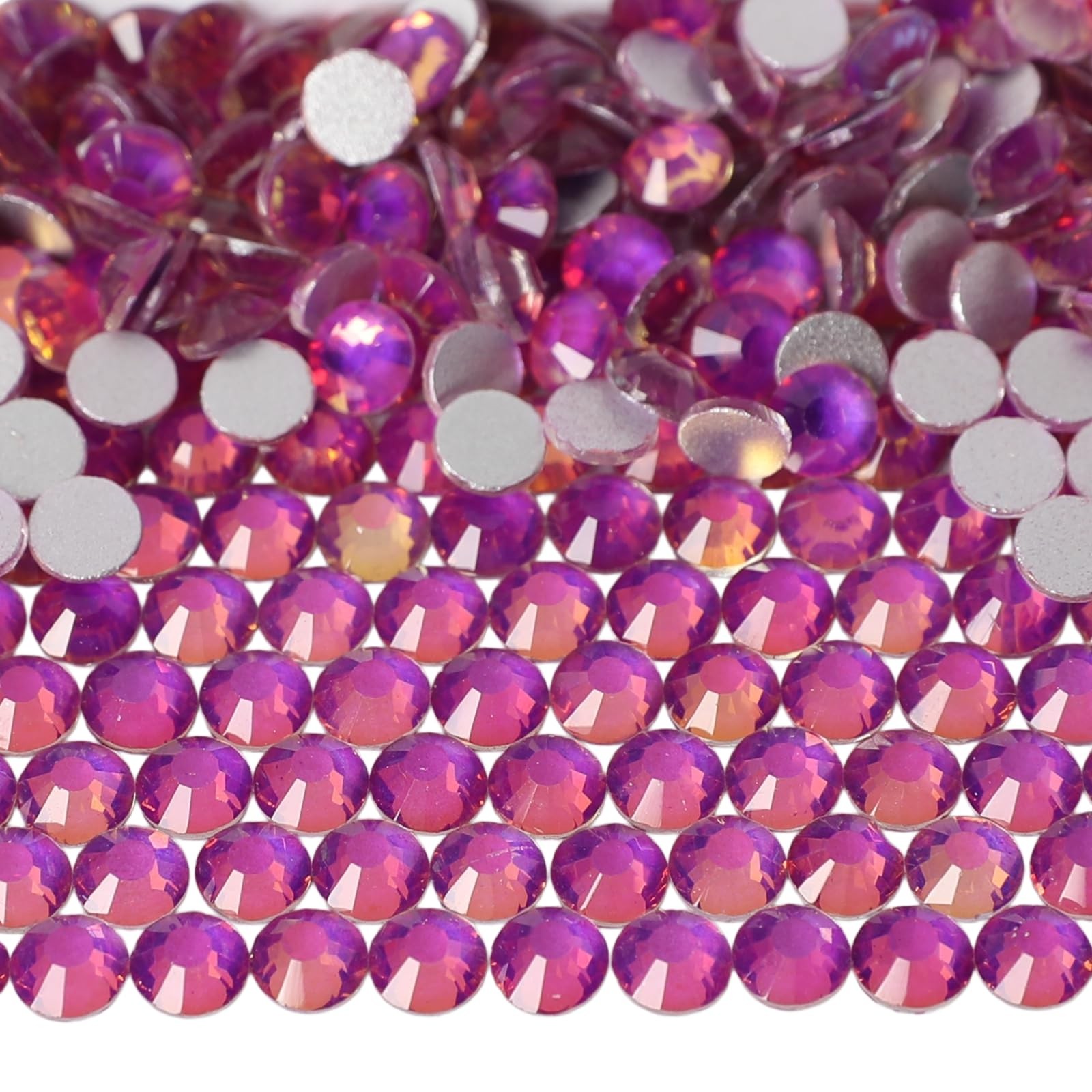 Diamonland Flatback Glass Crystal Rhinestones Rounds Gems for Bedazzling Nail…