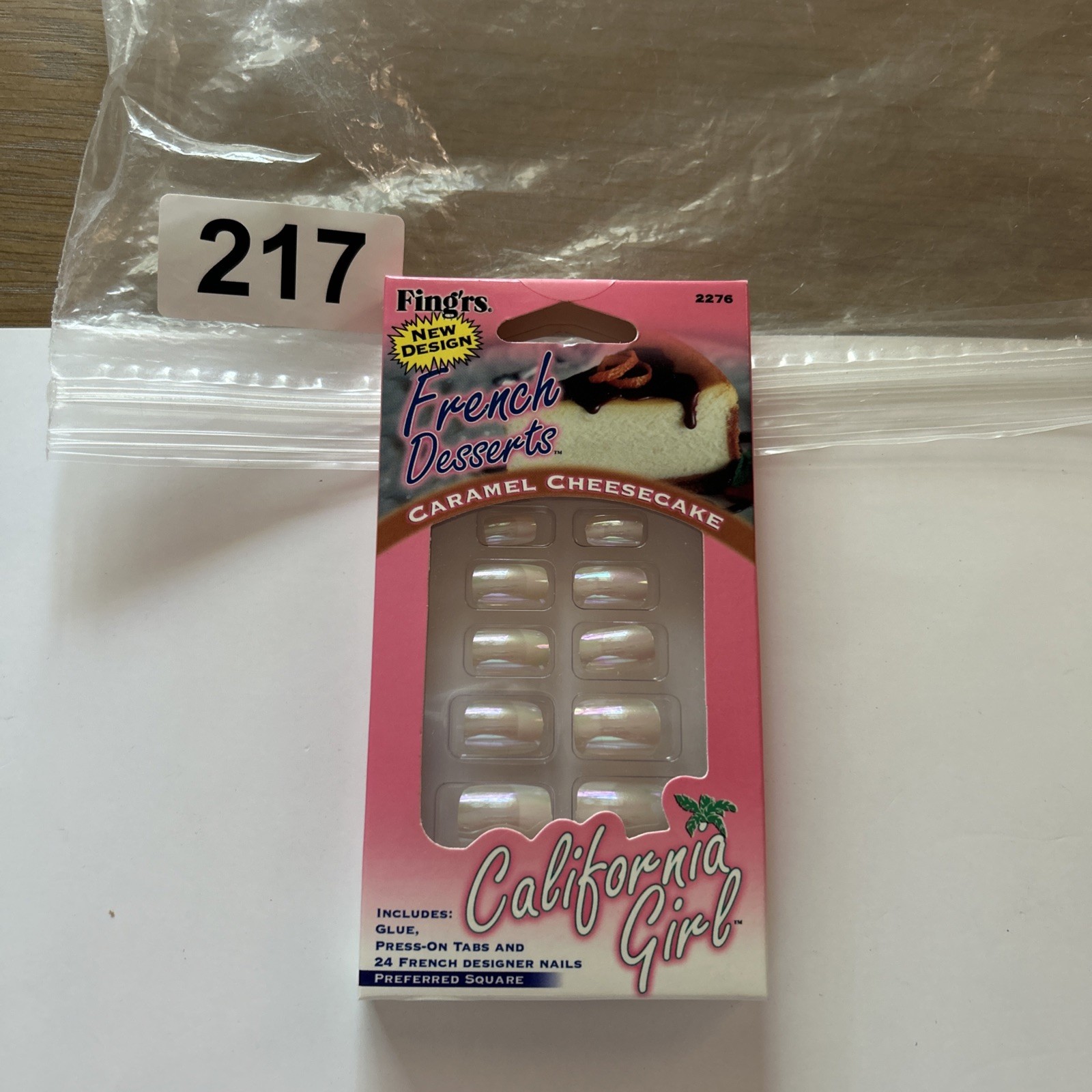 California Girl – French Desserts ~ Carmel Cheesecake~Designer Nails 24 ~ 02276
