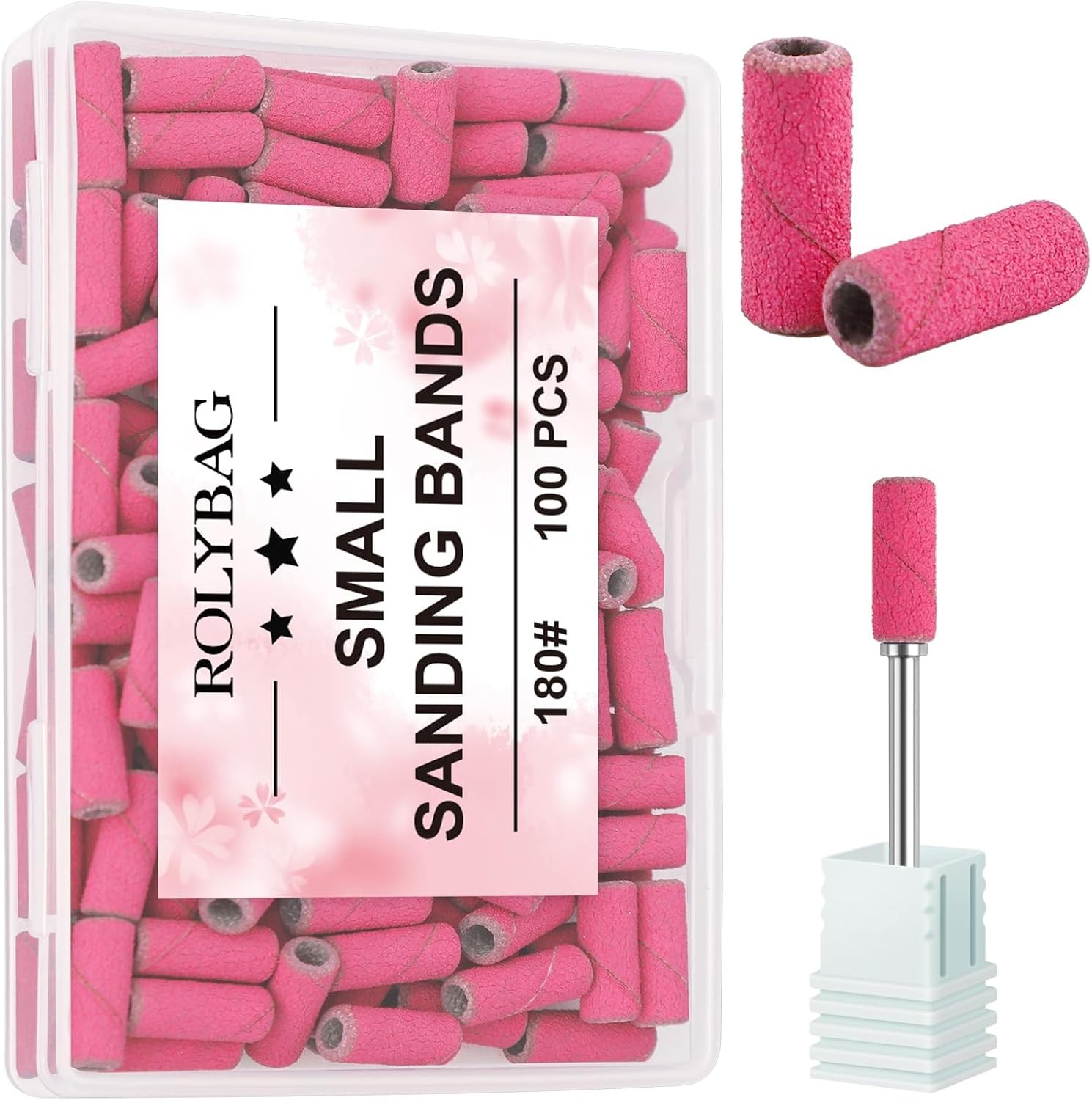 Small Sanding Bands Nail Drill Bits 240 Extreme Fine Grit Nail