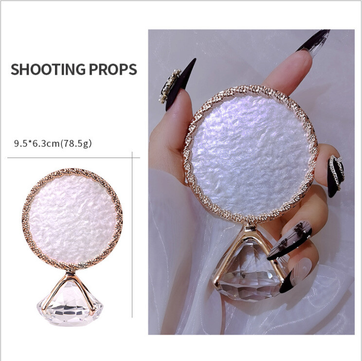 1 Pcs Nail Art Palette with Diamond Base for Tips Display Stand Cosmetic Tools