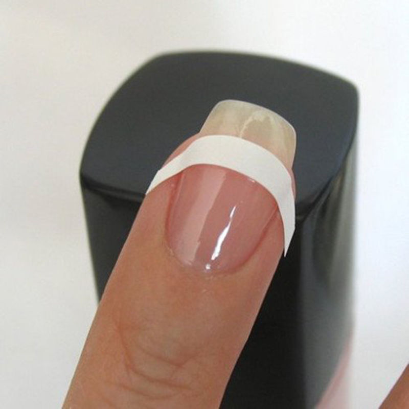 New French Manicure Nail Art Tips Form Guide Sticker Polish DIY #2