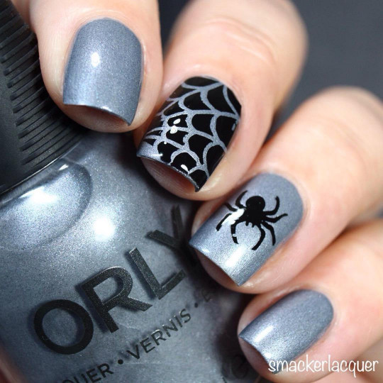 Spider Web Stencils for Nails, Halloween Nail Stickers, Nail Art, Nail Vinyls