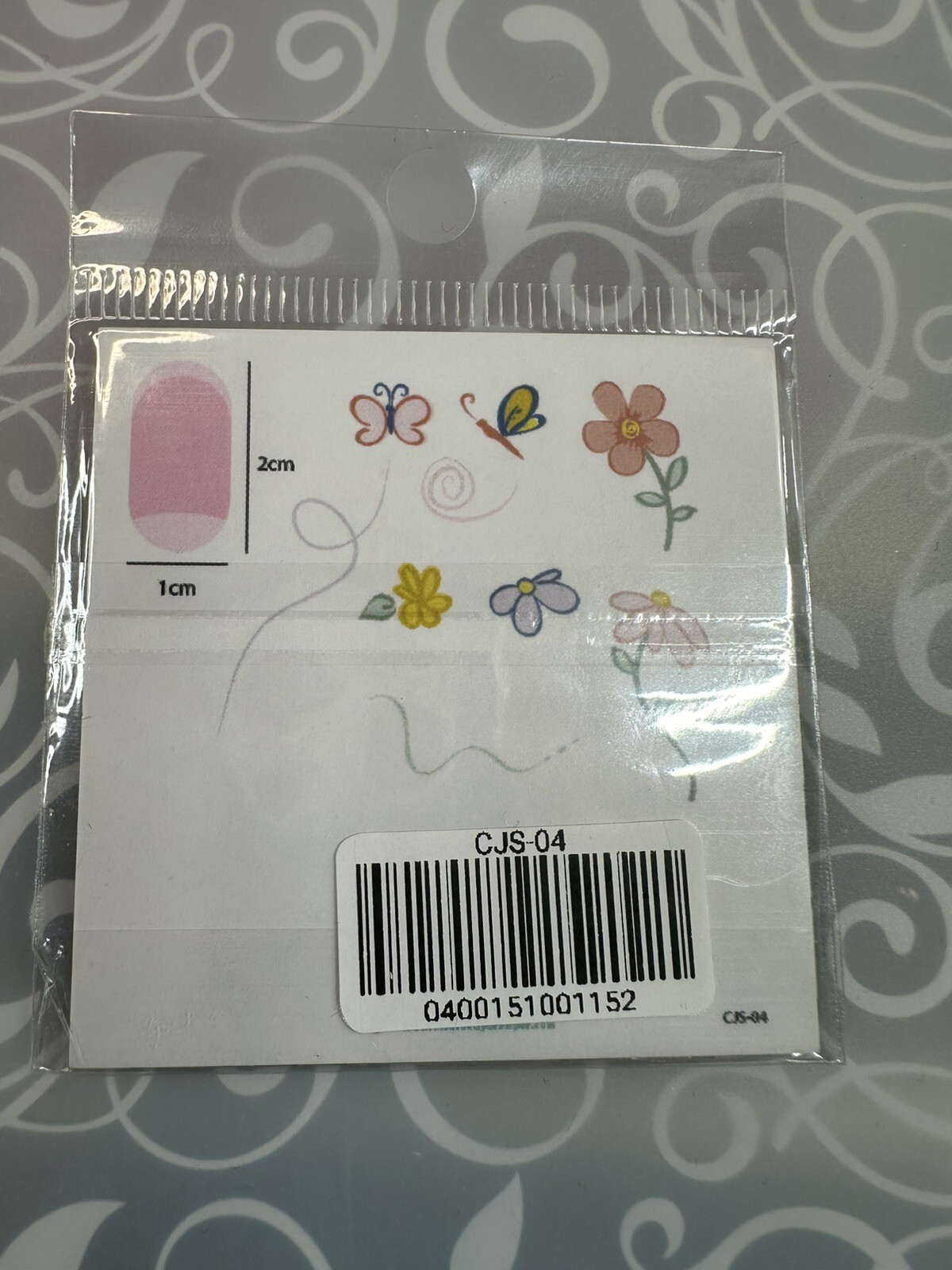 Clear Jelly Stamper CJS- 04 Nail Stamping Plate