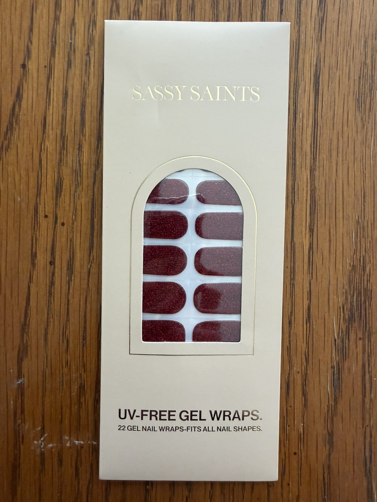 Sassy Saints UV Free Gel Nail Wraps Set of 4 – ALL NEW