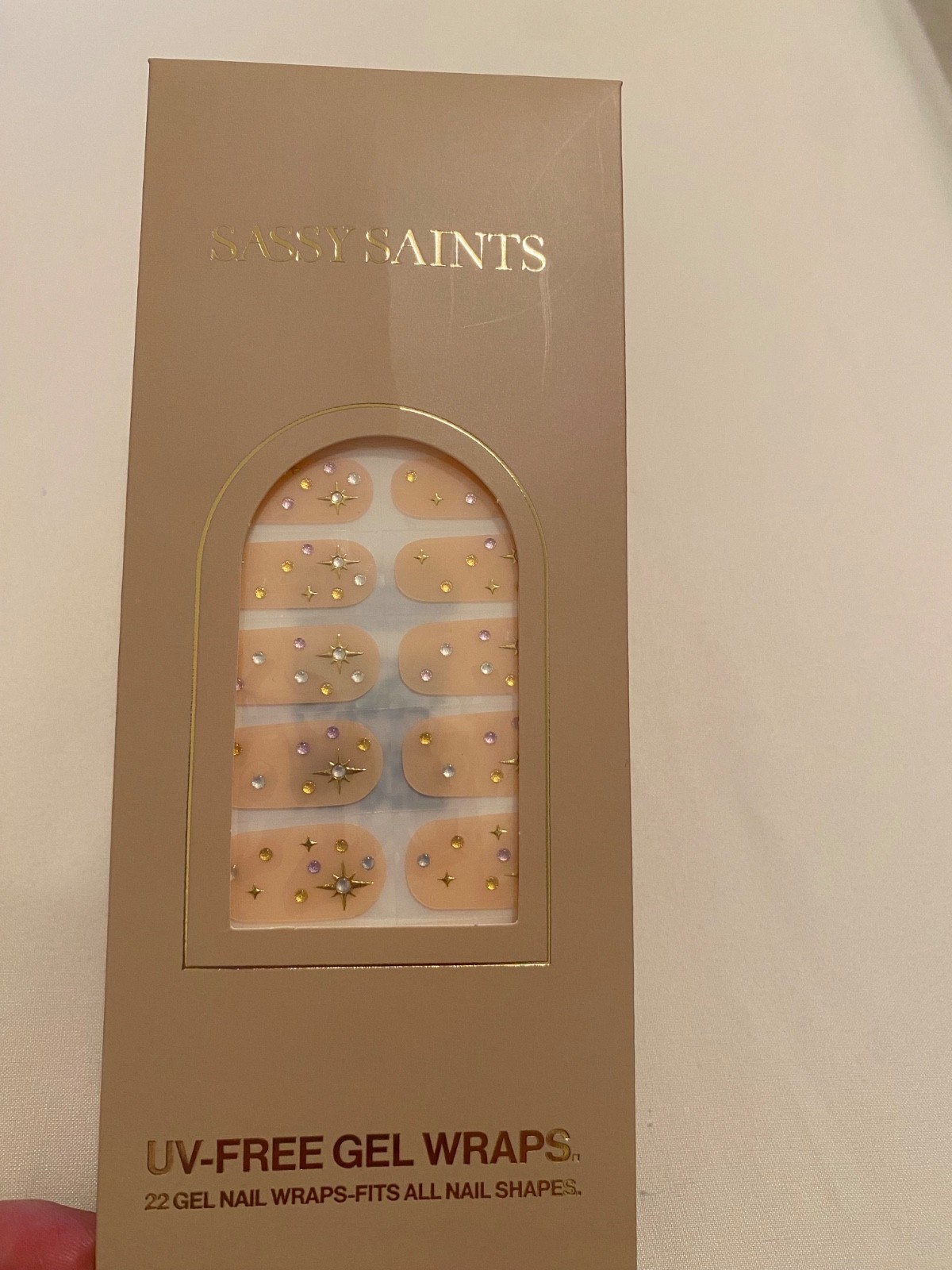Sassy Saints Gel Manicure Nail Wraps