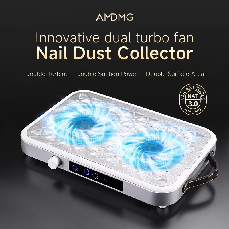 48W Low Noise Nail Dust Collector Nail Vacuum Cleaner for Nail Salon