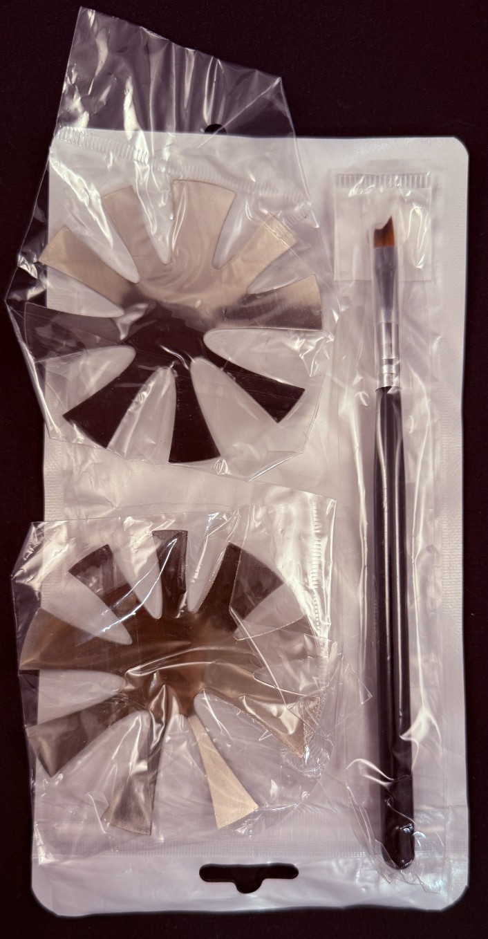 3 Pc – French Smile Line Cutters & French Acrylic Brush – DIY & Nail Salon Kit