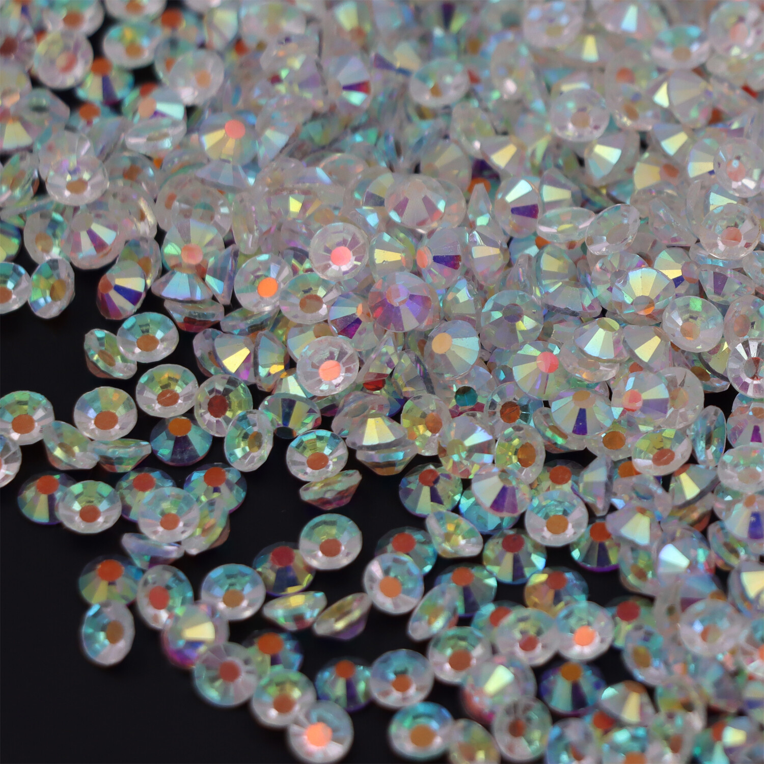 crystal AB Non Hot Fix Rhinestone flat back strass nail glitters garment stone