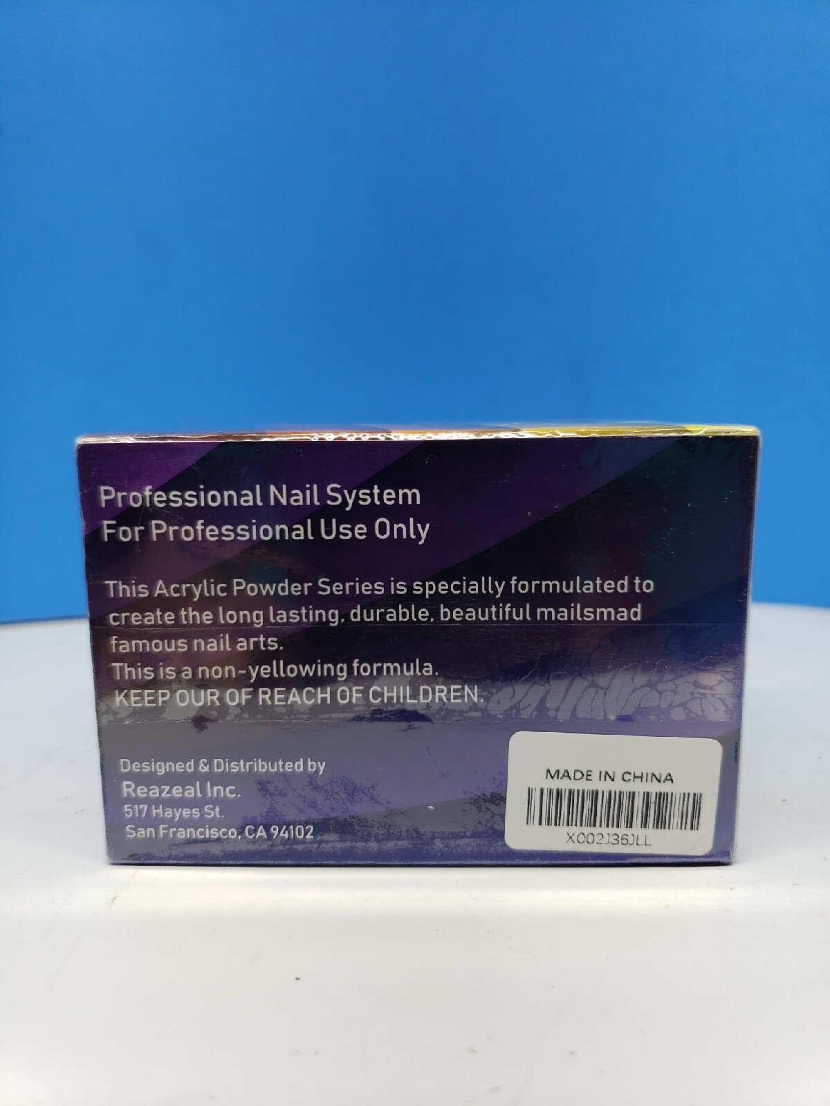Reazeal Acrylic Powder 12 x 10g 0.34 fl oz Professional Nail System NonYellowing
