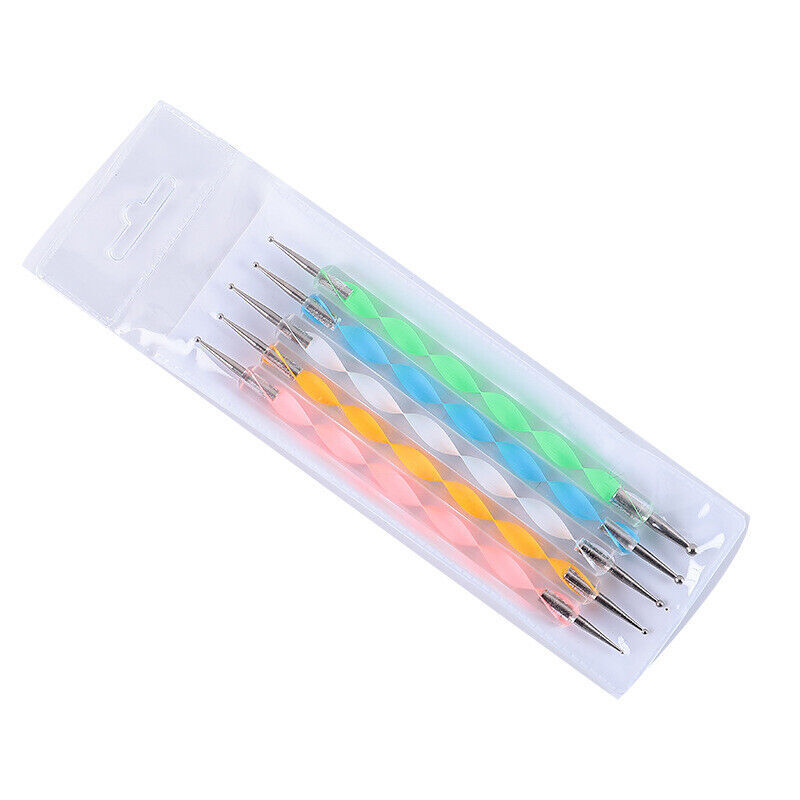 Brush Gel Nail Polish Art Set Dotting Painting Drawing Brushes Pen Tools 20pcs.