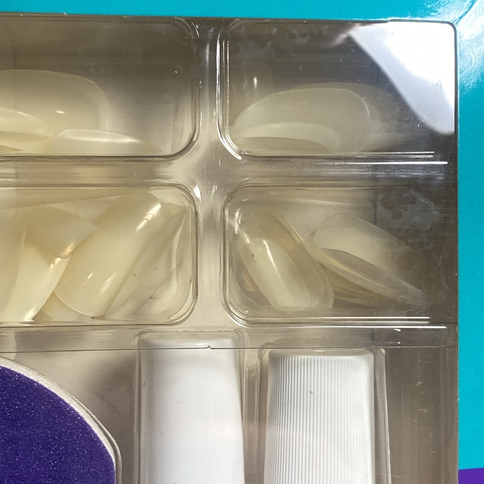 NAILENE Incredible Nails Kit 40 Full Cover Instant Nails Manicure Oval USA