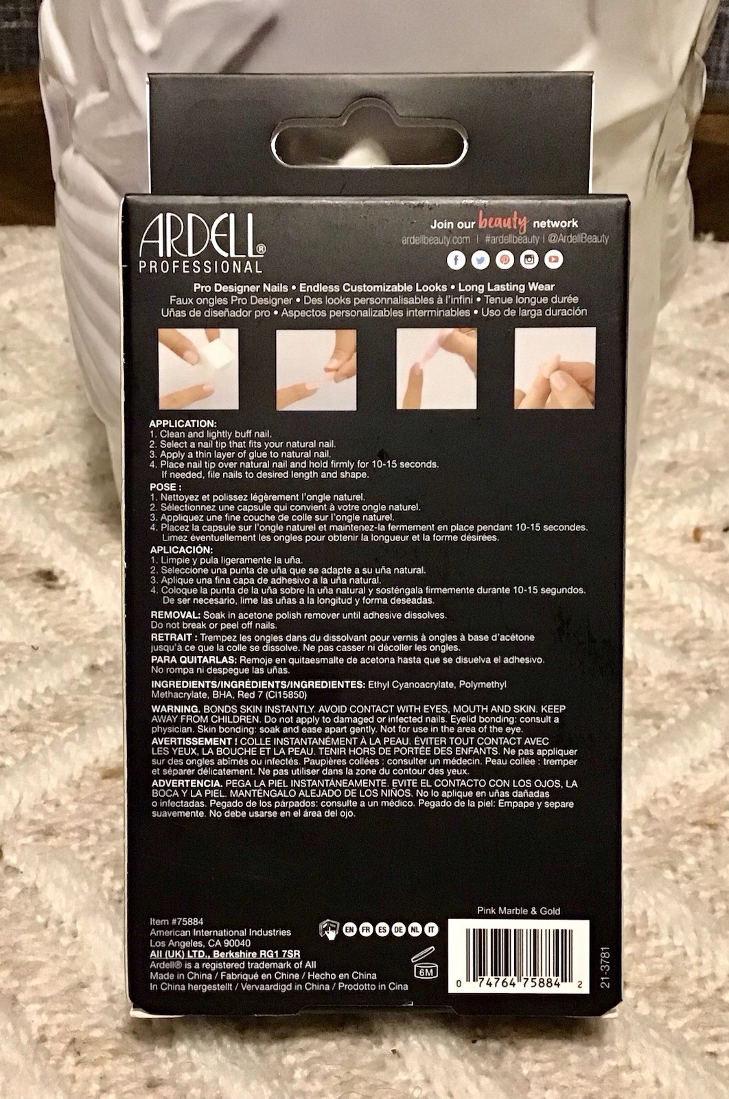 NIB Ardell Nail Addict Premium – 24 Nails