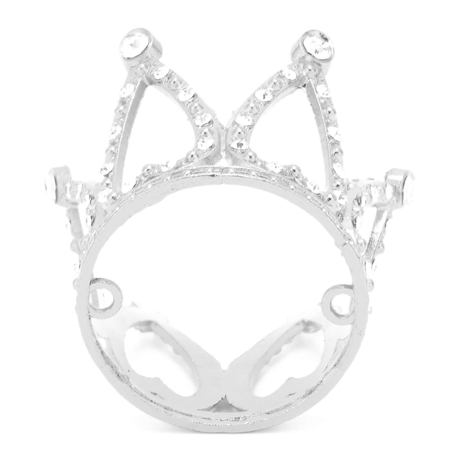 Crown Shape Nail Art Brush Holder For Manicure Tools Easy To Use