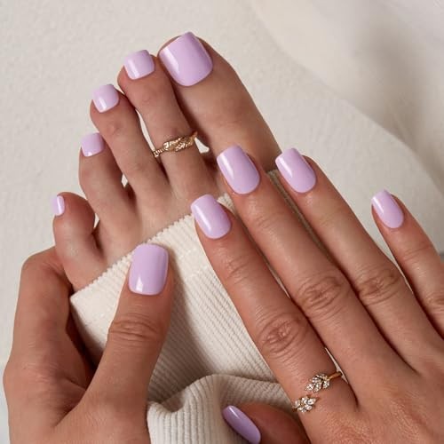 Press On Toenails – First Step, Easy-to-Apply Pastel Light A7-First Step