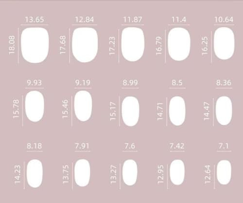 30Pcs Chrome Press on Nails Short Almond Fake 24 Fl Oz (Pack of 1) Style04