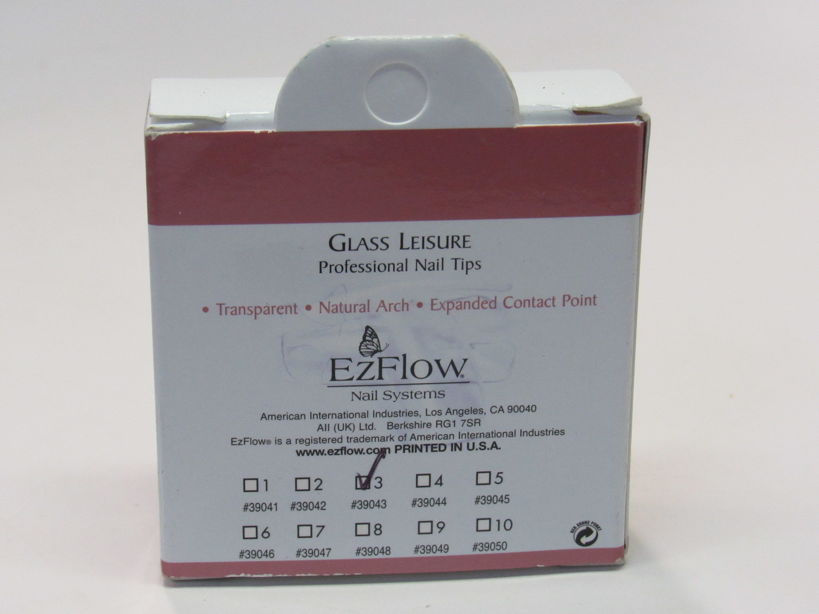 Lot of 4 EZ Flow Leisure Tips, No.3 Glass, 50 Count