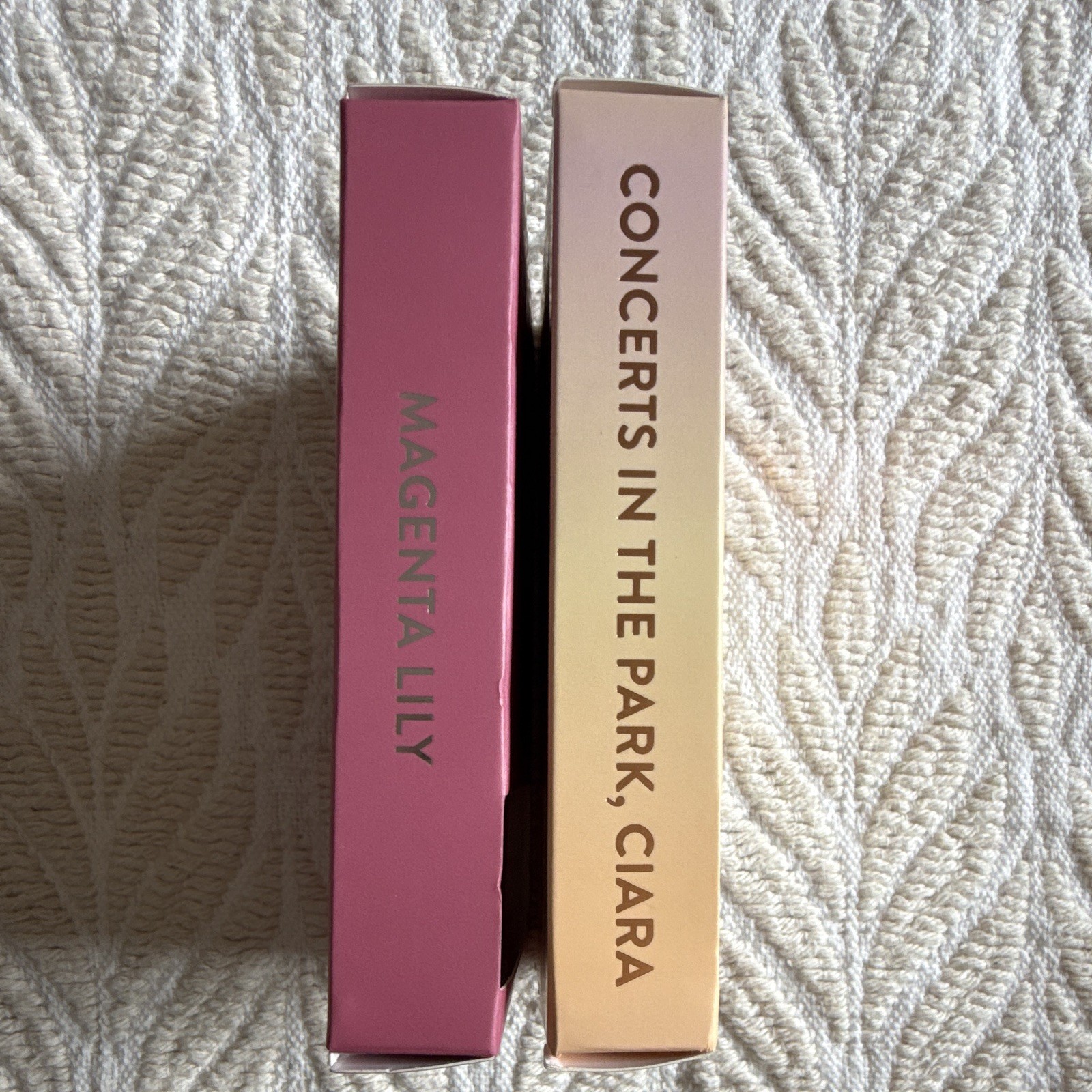 Red Aspen Nail Dashes Press-On Nails Lot of 2 Shiny Magenta Nude Glue Included