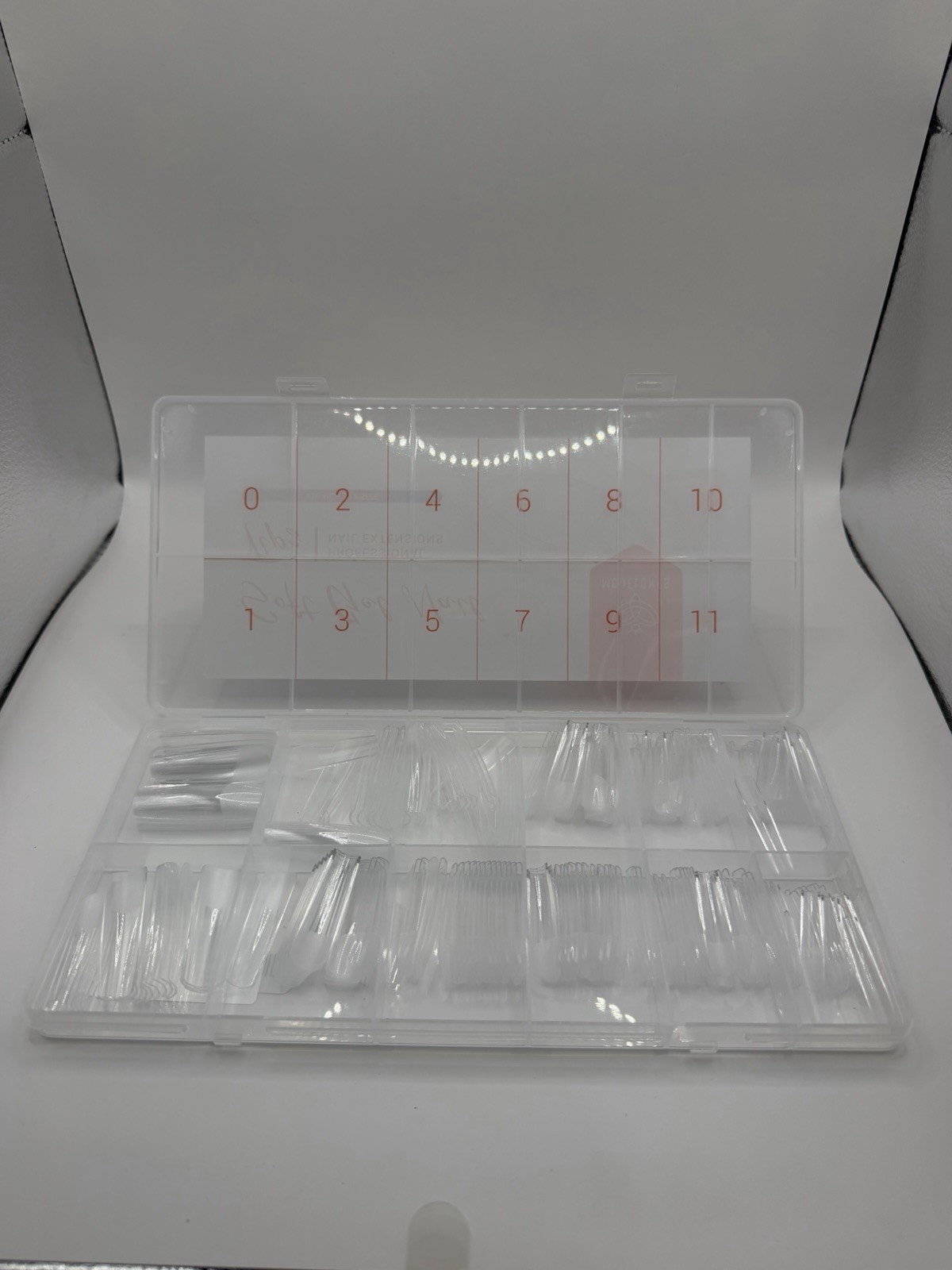 Modelones Soft Gel Nail Tips NEW (216Pc. 12 Size ) Long Square Nail. O￼