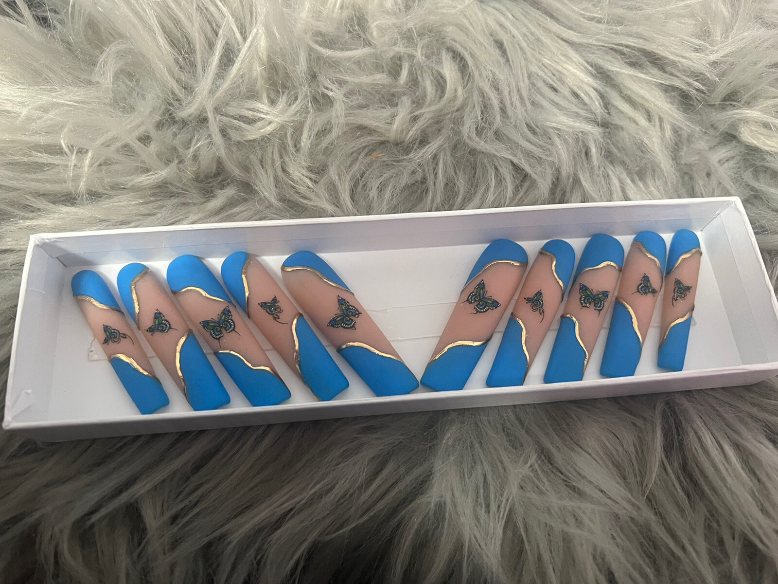 Custom 3XL Press on Nails Set Size Small 2,5,4,6,9