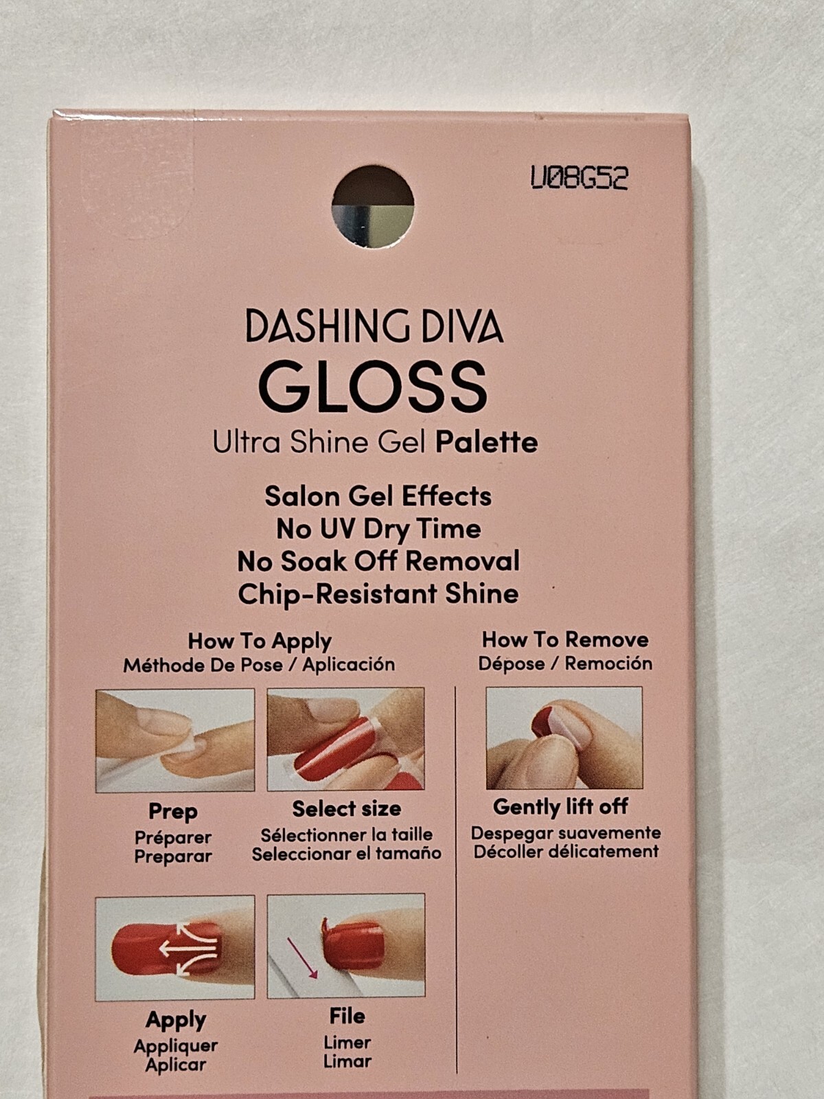 Dashing Diva Gloss Ultra Shine Gel Palette 32 Nail Strips GS303 Alpine Retreat