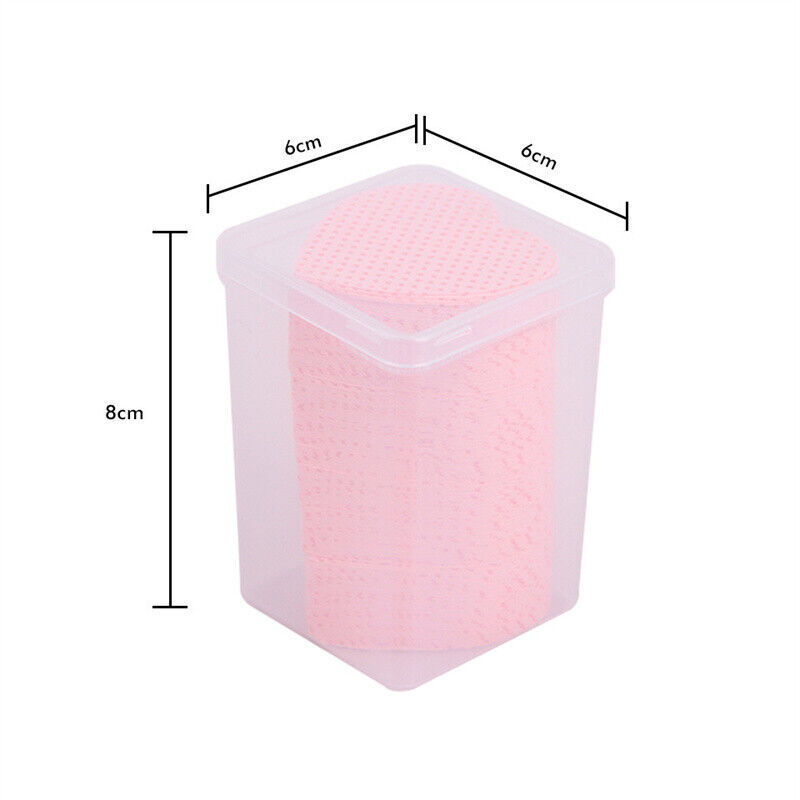200pcs/box Lint Free Nail Wipes Cotton Pads Nail Polish Remover Cleaning Wipes