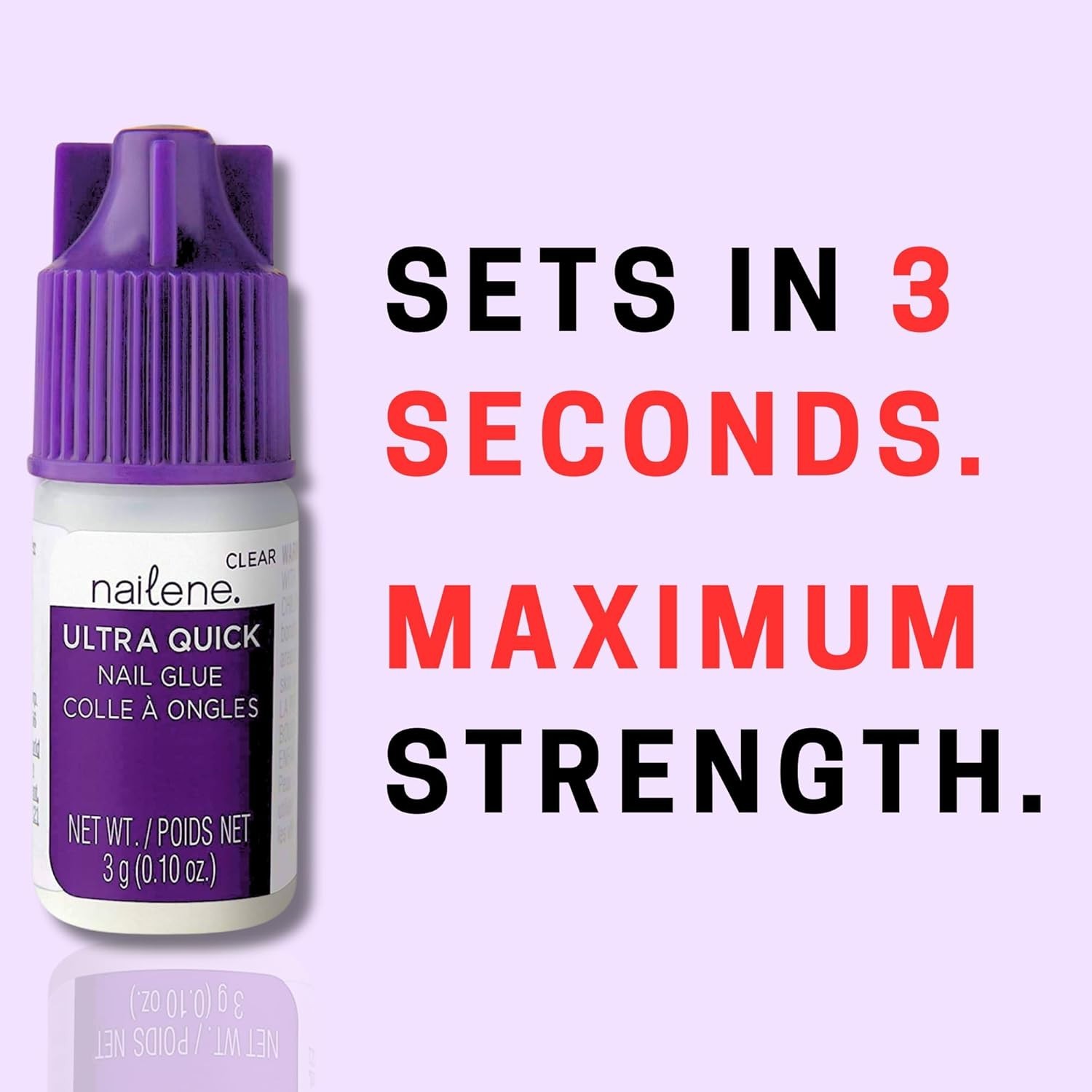 Durable Self Adhesive Nail Glue – Easy Application for Beautiful Nails, 3 Gram