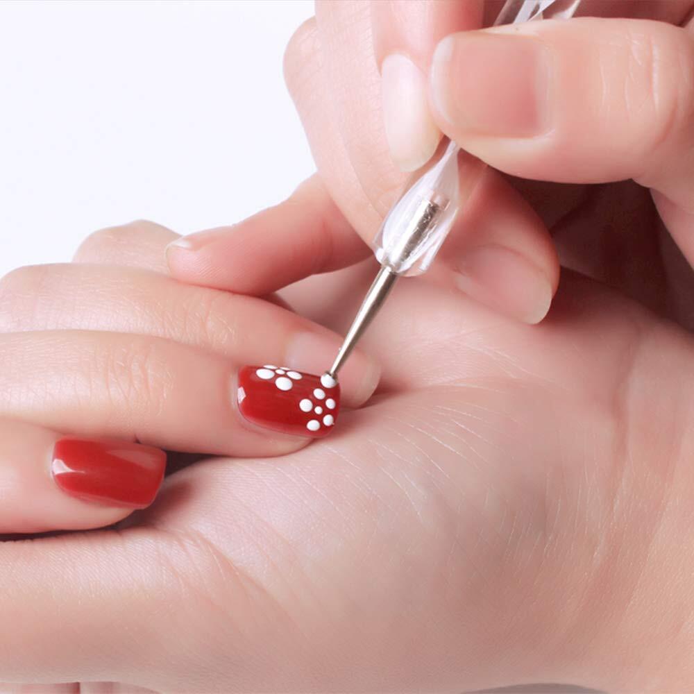 5PCS Dotting Pens Nail Art Design Tools Manicure Kit Ball End Dot Art Tools USA