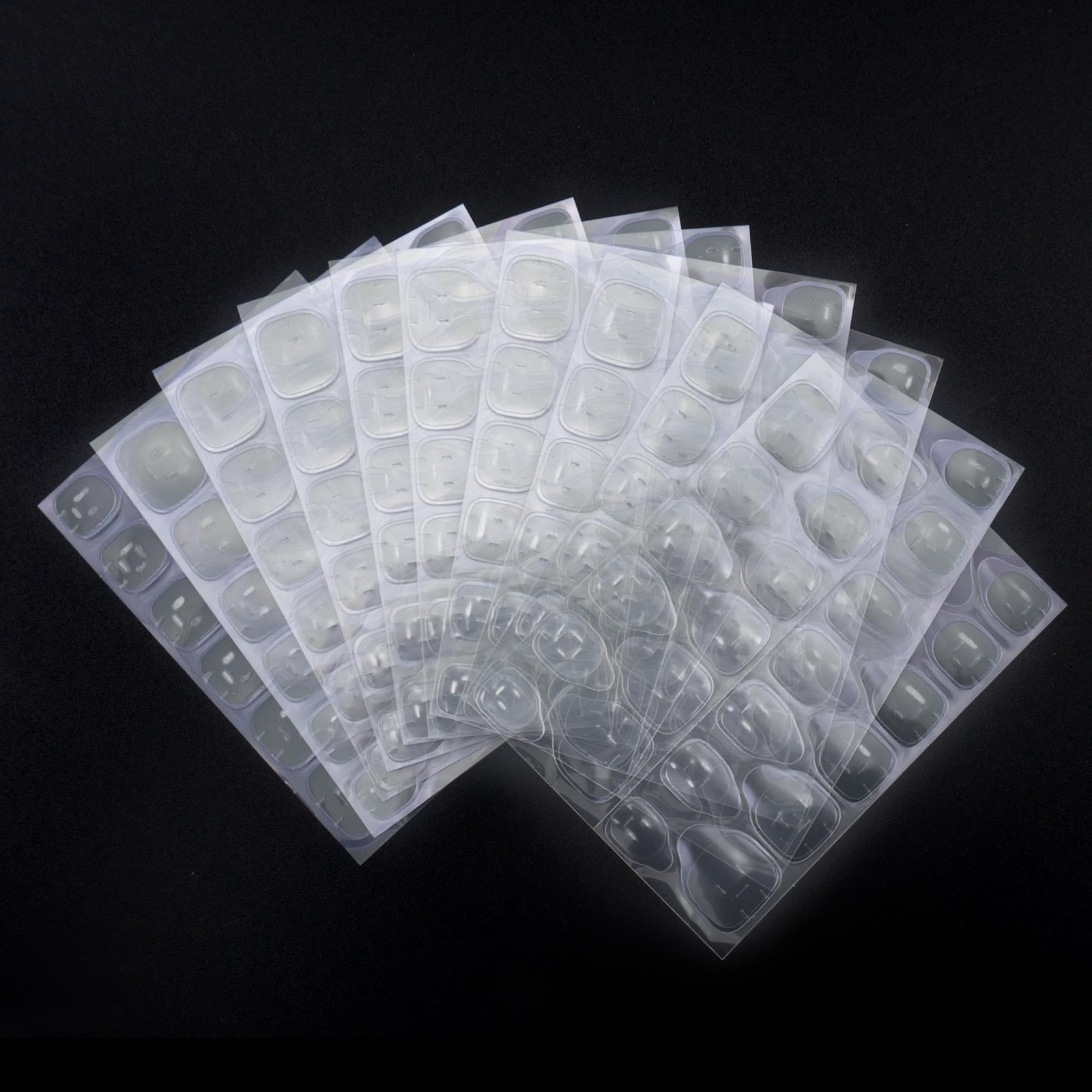 240 Pcs Nail Glue Stickers Double Sided Waterproof False Finger Nail Tips