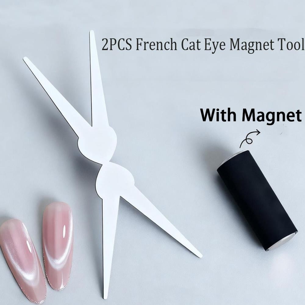 3D Double Head Cat Eye Magnet Nail Art Tool Strong Magnetic Gel Polish UK
