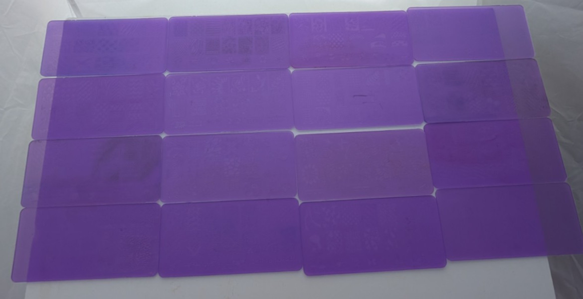 Nail Stamping Plates Lot XY-L01 to XY-L15 Plastic Plates Full Pattern Set