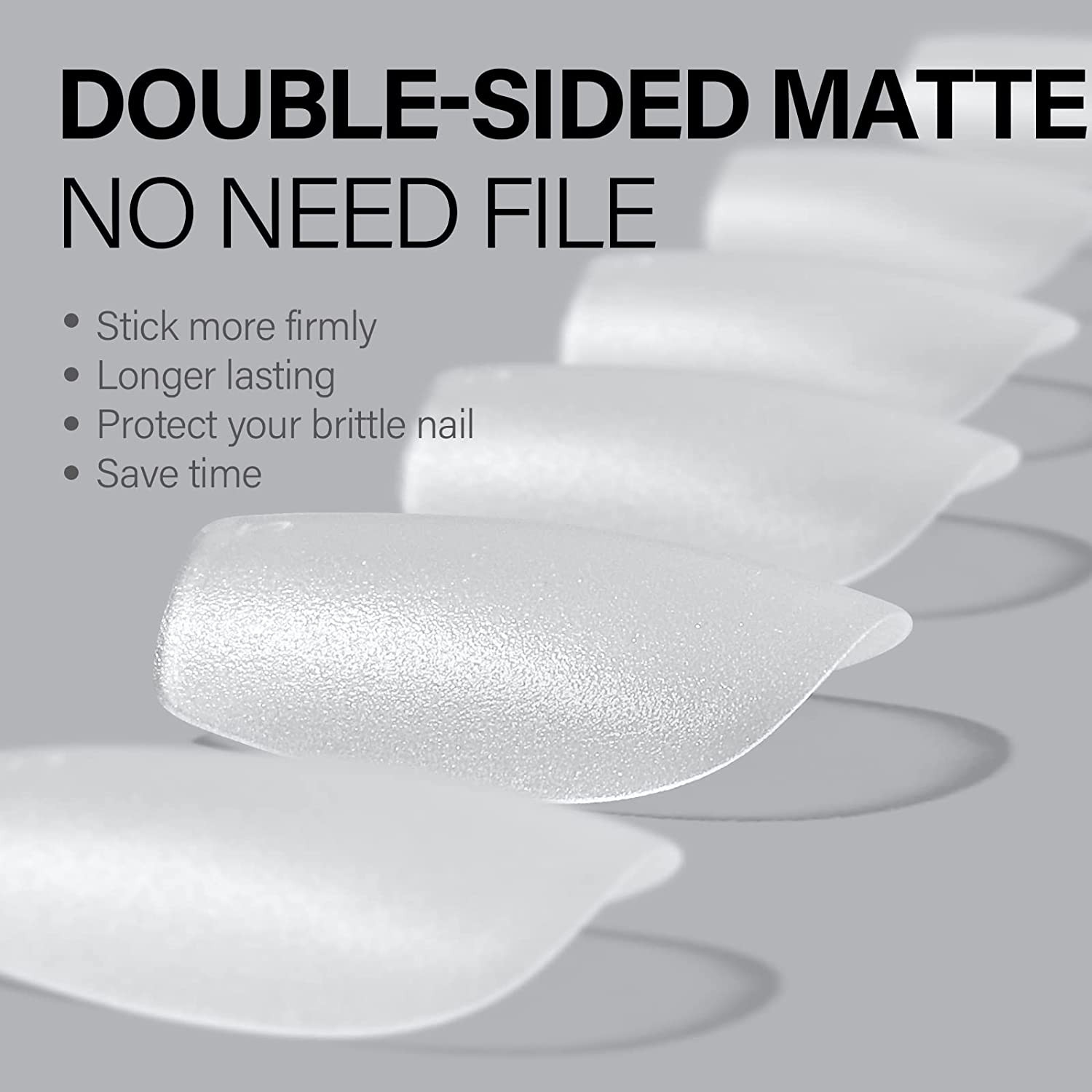 Extra Short Coffin Nail Tips – Upgraded Matte Soft Gel Full Cover 240PCS
