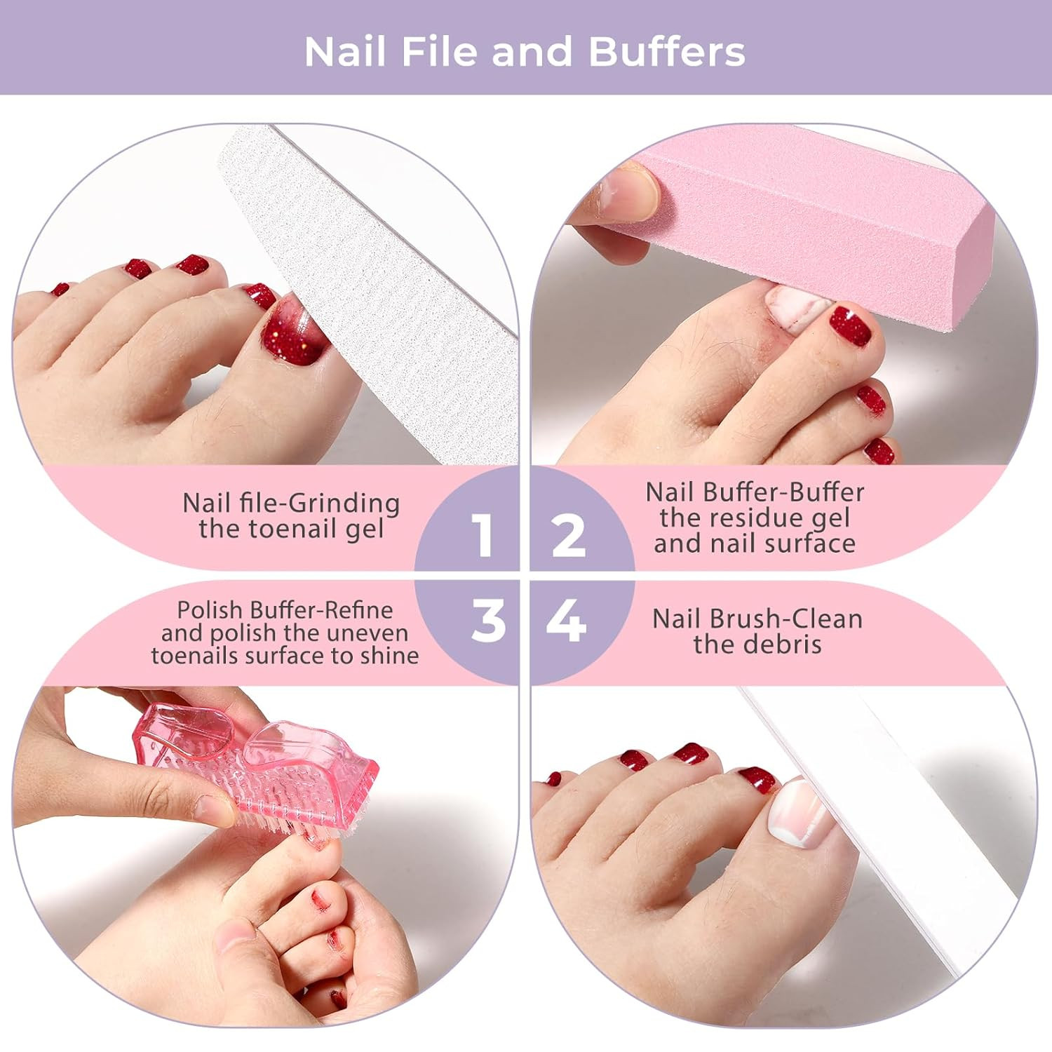 Toe Nail Soaking Bowl, Acetone Soak off Bowl,Toe Soak Tray,Soak off Gel Polish R
