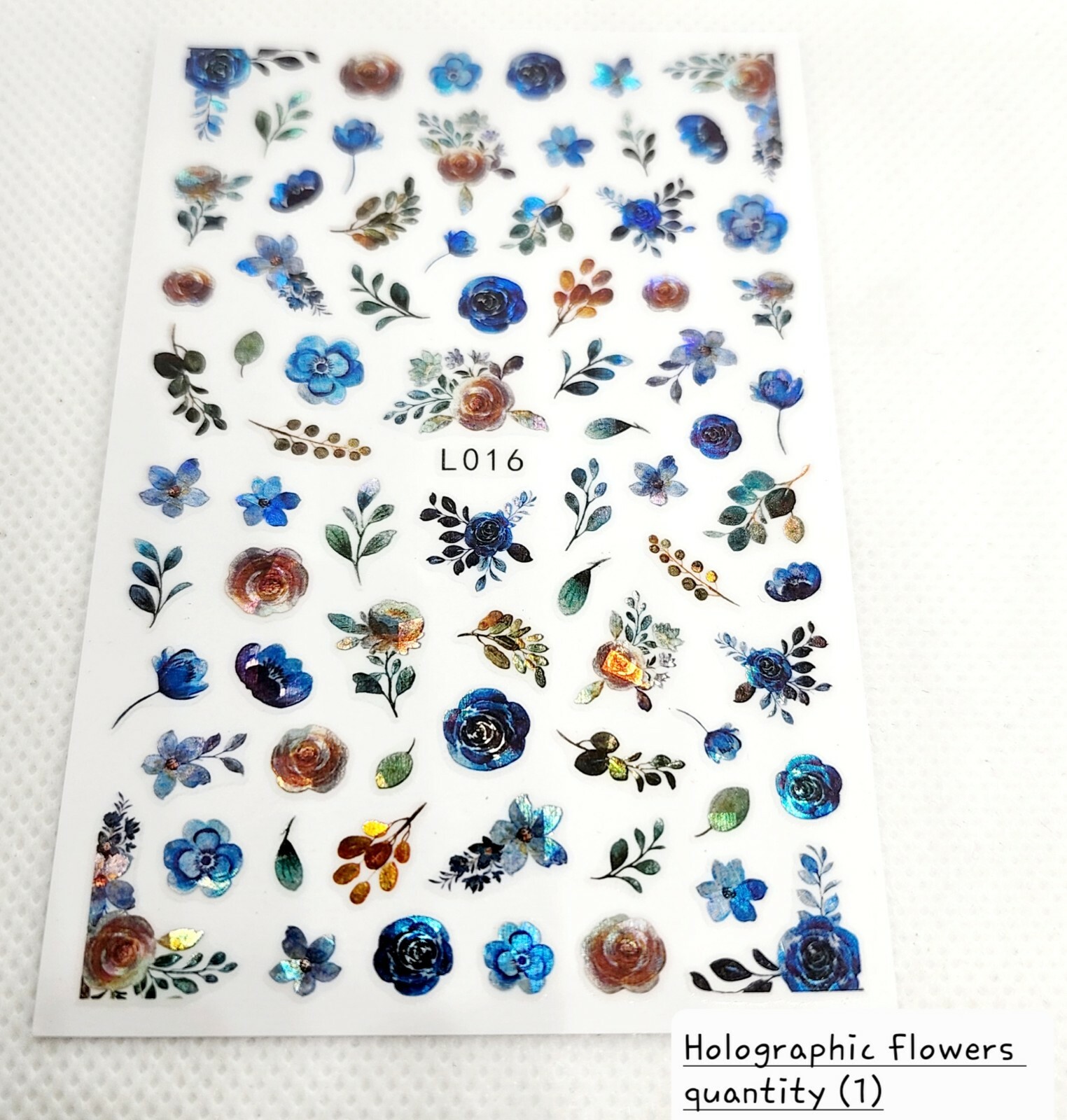 NEW Flower stickers nail art Multiple designs EA.sold SEPARATELY (free shipping)